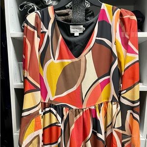 Premium dress by Molly Bracken size extra small multi fall colors. Worn ones.